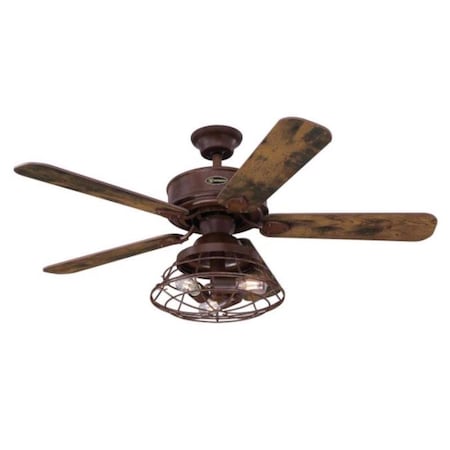 Westinghouse Westinghouse Barnett 48 in. Pewter Brown LED Indoor Ceiling Fan 72205